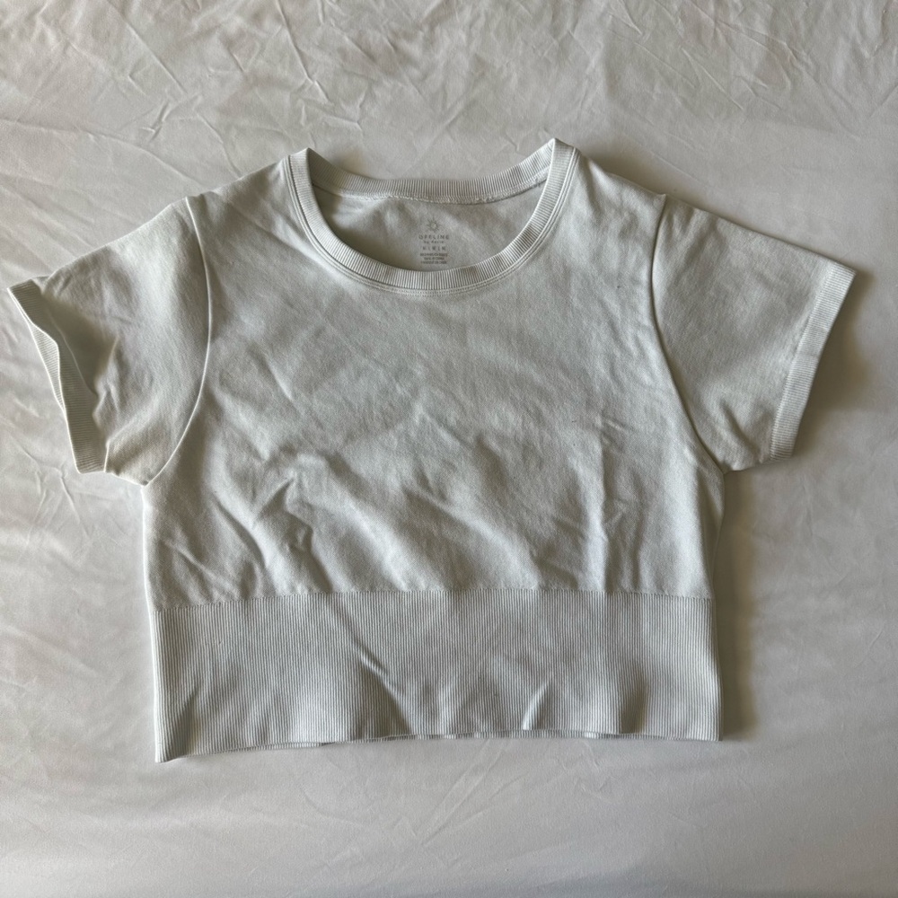 Women's White Crop Top